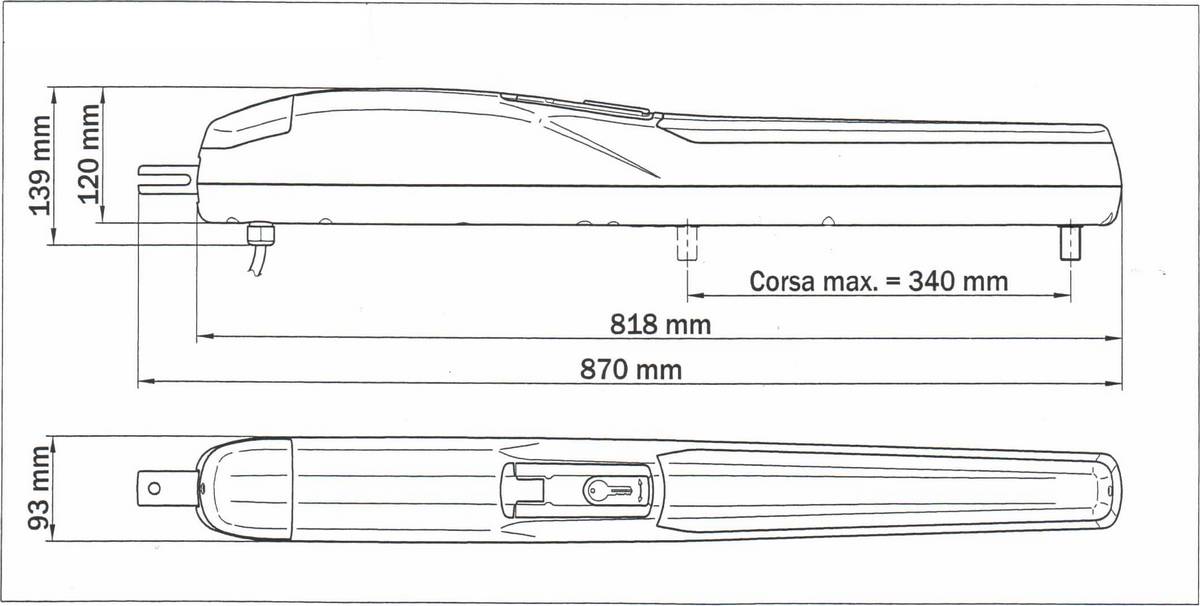 M20 dimensions d'encombrement